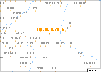 map of Tingmongyang