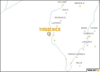 map of Tingo Chico