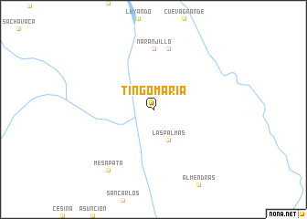 map of Tingo María