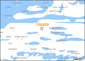 map of Tingora