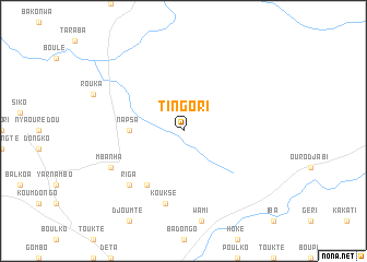 map of Tingori