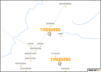 map of Tingourou