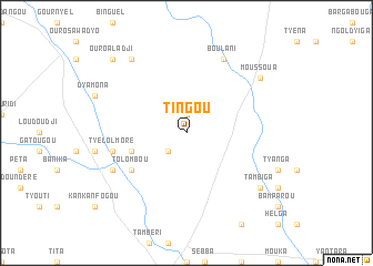 map of Tingou