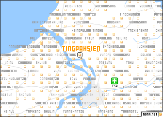 map of Ting-pa-hsien