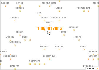 map of Tingputyang