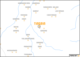 map of Tingrin