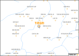 map of Tingri