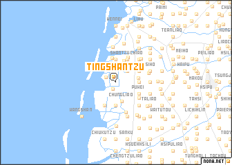 map of Ting-shan-tzu