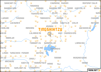 map of Ting-shih-tzu