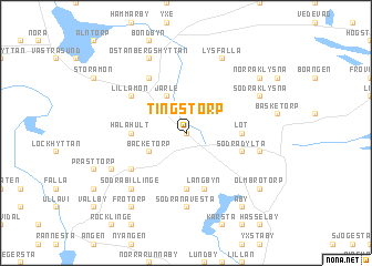 map of Tingstorp