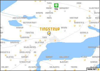 map of Tingstrup