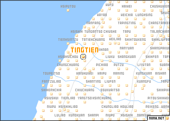 map of Ting-tien