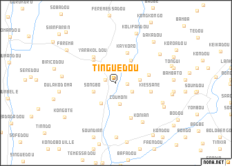 map of Tinguèdou