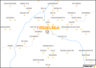 map of Tinguéladji