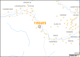 map of Tingues