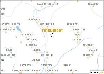 map of Tinguindín