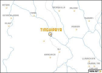 map of Tinguipaya