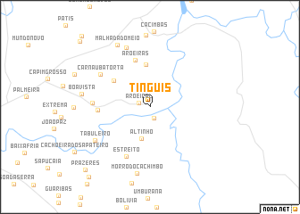map of Tinguis