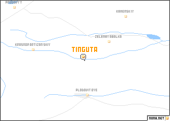 map of Tinguta