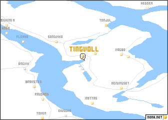 map of Tingvoll