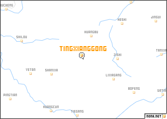 map of Tingxianggong