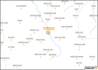 map of Tingxi