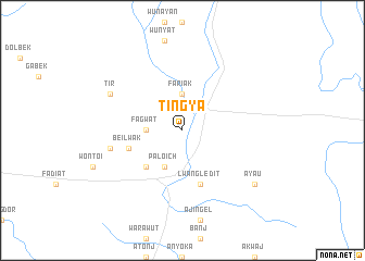 map of Tingya