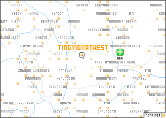 map of Tingyigyat West