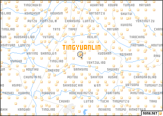 map of Ting-yüan-lin