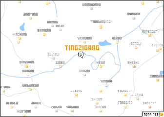 map of Tingzigang