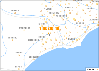 map of Tingziqiao