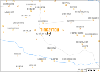 map of Tingzitou