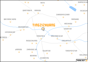 map of Tingzizhuang