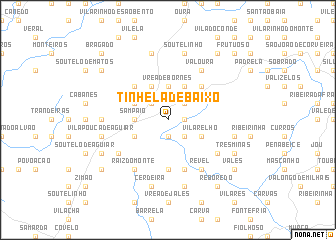 map of Tinhela de Baixo