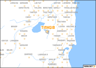 map of Tĩnh Gia