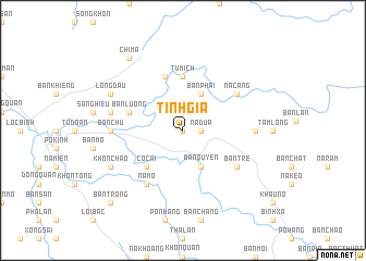 map of Tĩnh Gia