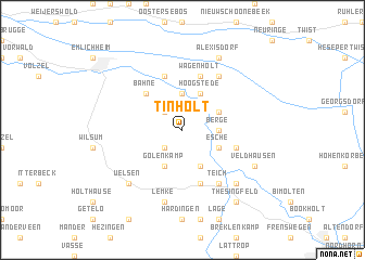 map of Tinholt