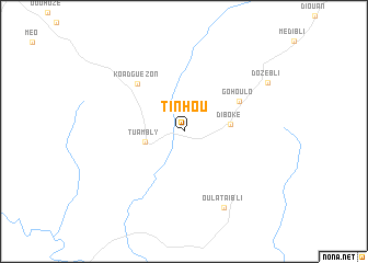 map of Tinhou