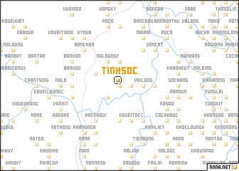 map of Tĩnh Sóc