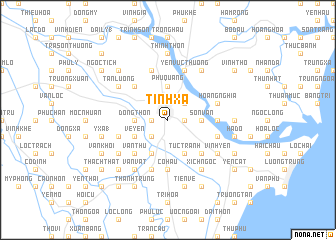 map of Tinh Xa