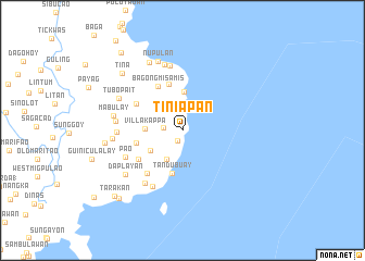 map of Tiniapan