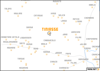map of Tiniasse