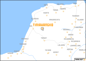 map of Tiniawangko