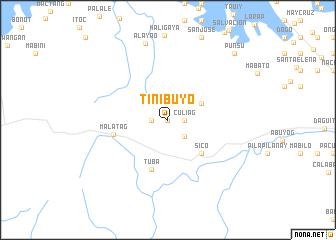 map of Tinibuyo