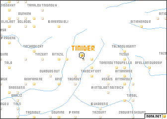 map of Tinider