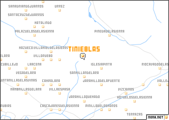 map of Tinieblas