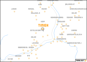 map of Tinīeh