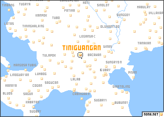 map of Tiniguangan