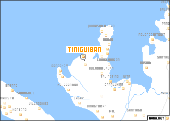 map of Tiniguiban