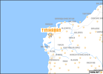 map of Tinihaban